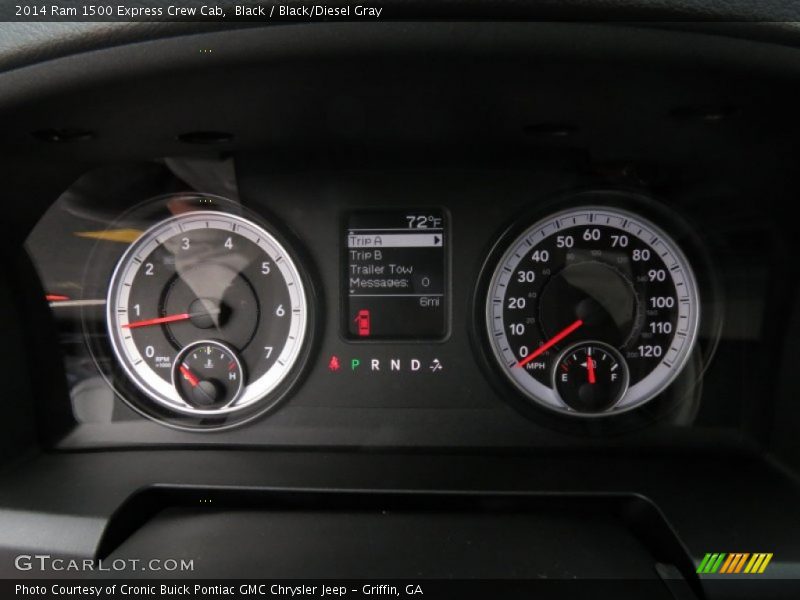 Black / Black/Diesel Gray 2014 Ram 1500 Express Crew Cab