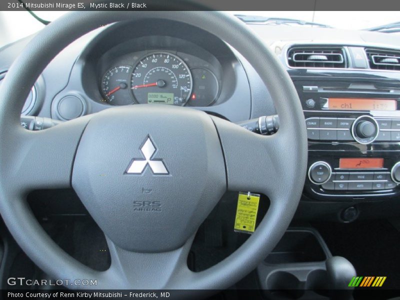 Mystic Black / Black 2014 Mitsubishi Mirage ES