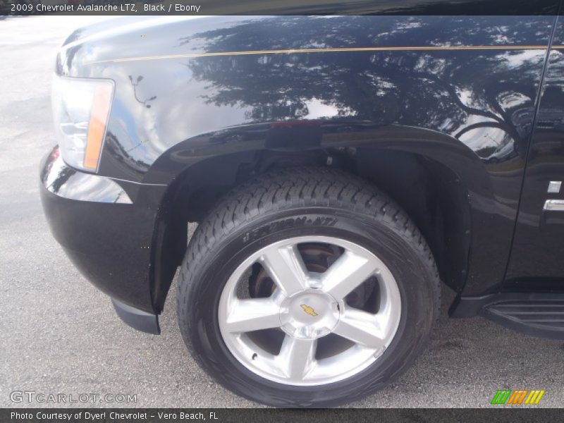 Black / Ebony 2009 Chevrolet Avalanche LTZ
