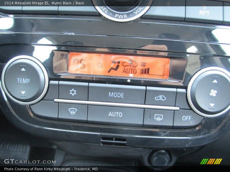 Mystic Black / Black 2014 Mitsubishi Mirage ES