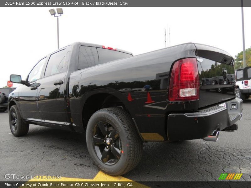 Black / Black/Diesel Gray 2014 Ram 1500 Express Crew Cab 4x4