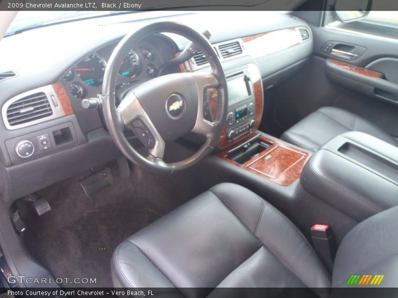 Black / Ebony 2009 Chevrolet Avalanche LTZ