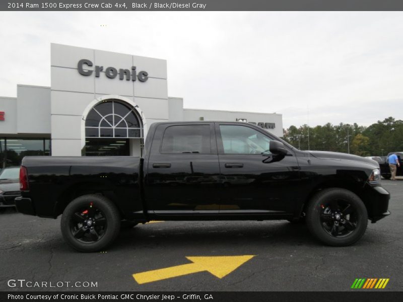 Black / Black/Diesel Gray 2014 Ram 1500 Express Crew Cab 4x4