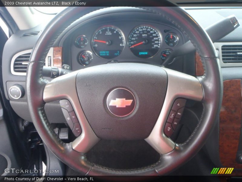 Black / Ebony 2009 Chevrolet Avalanche LTZ