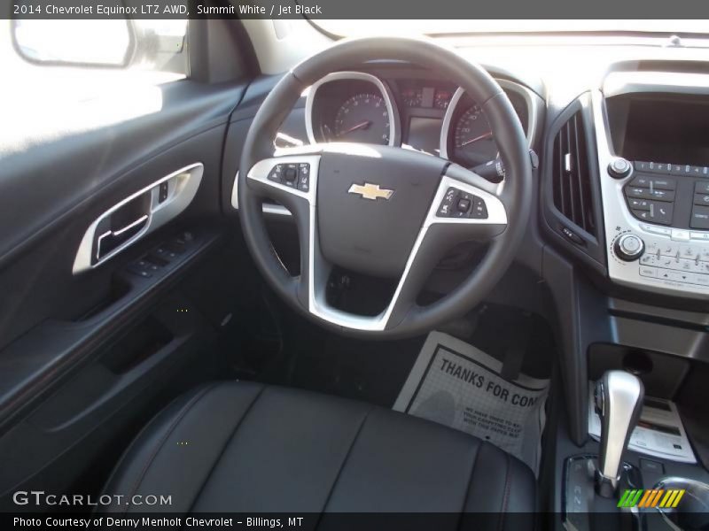 Summit White / Jet Black 2014 Chevrolet Equinox LTZ AWD