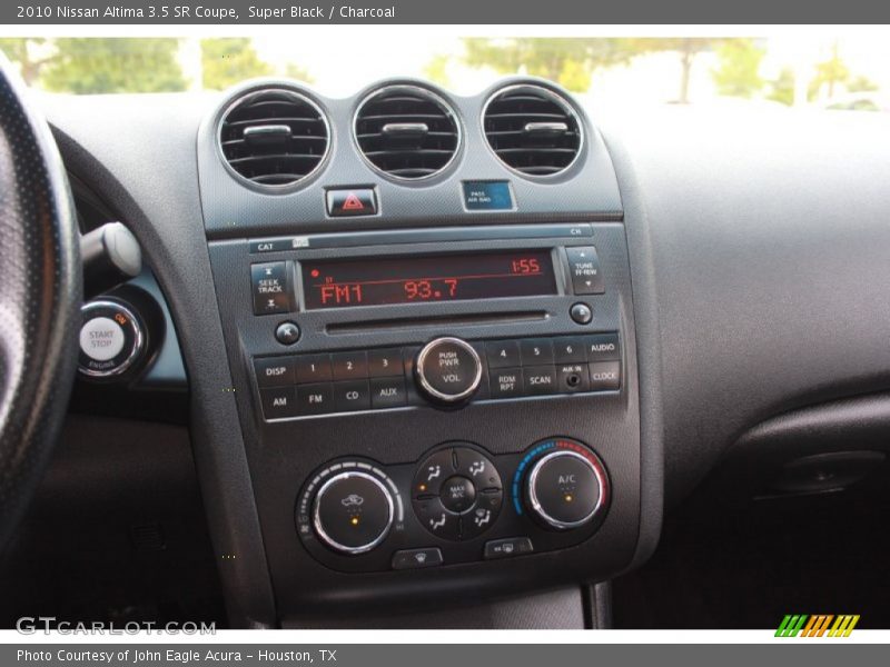 Super Black / Charcoal 2010 Nissan Altima 3.5 SR Coupe