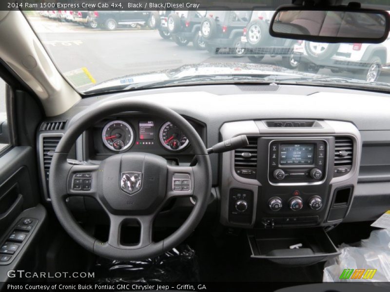 Black / Black/Diesel Gray 2014 Ram 1500 Express Crew Cab 4x4