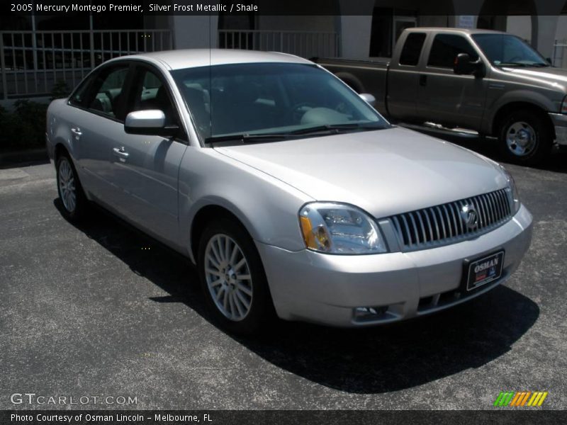 Silver Frost Metallic / Shale 2005 Mercury Montego Premier