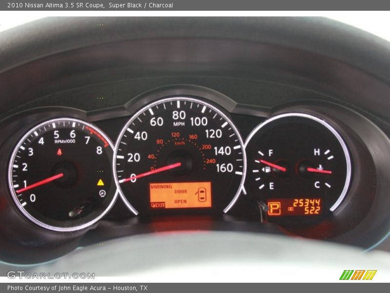 Super Black / Charcoal 2010 Nissan Altima 3.5 SR Coupe