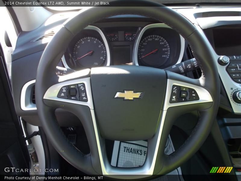 Summit White / Jet Black 2014 Chevrolet Equinox LTZ AWD