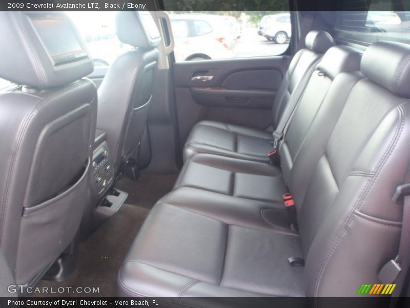 Rear Seat of 2009 Avalanche LTZ