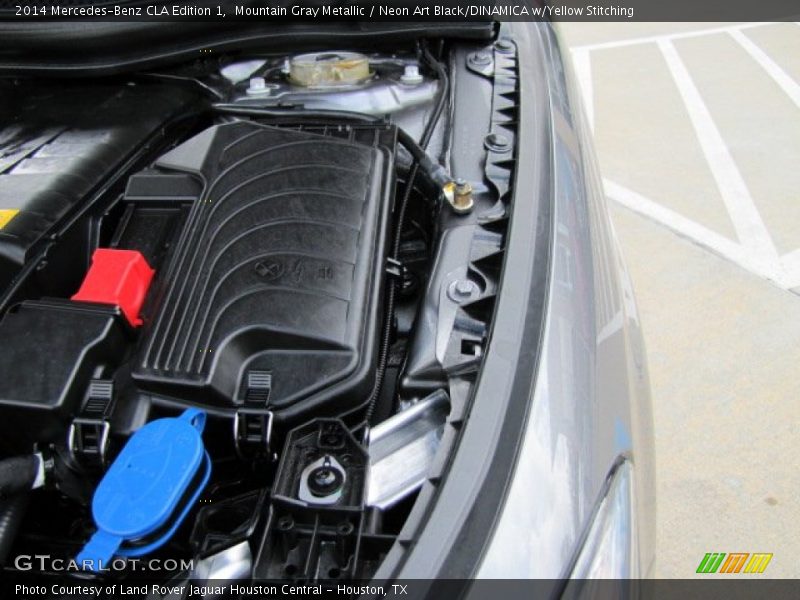 Mountain Gray Metallic / Neon Art Black/DINAMICA w/Yellow Stitching 2014 Mercedes-Benz CLA Edition 1
