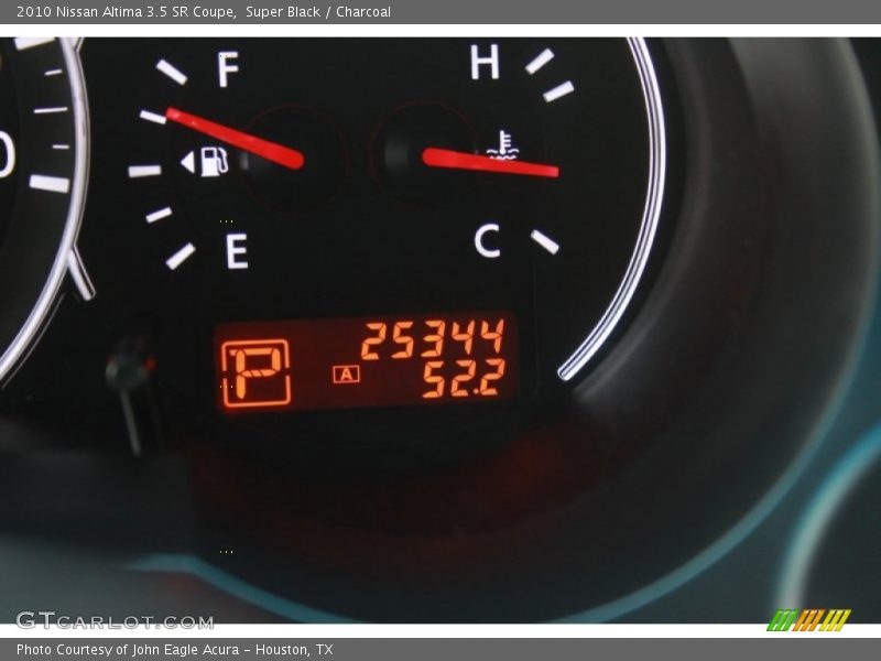 Super Black / Charcoal 2010 Nissan Altima 3.5 SR Coupe