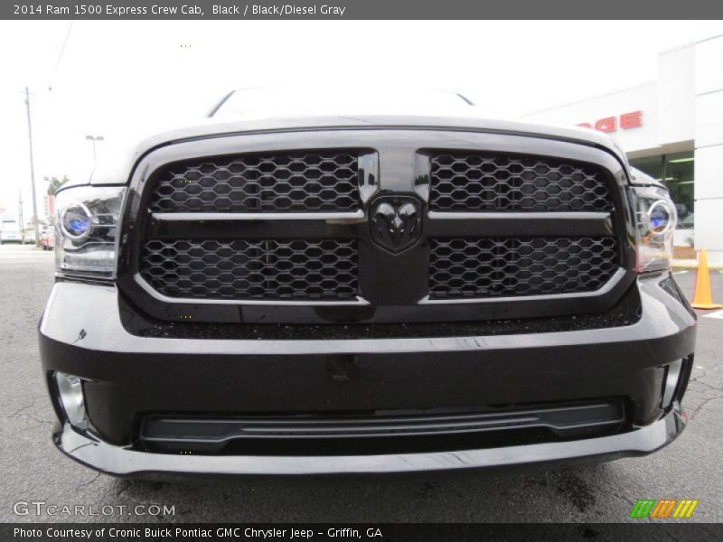 Black / Black/Diesel Gray 2014 Ram 1500 Express Crew Cab