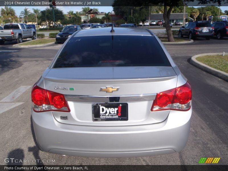 Silver Ice Metallic / Jet Black 2014 Chevrolet Cruze Diesel