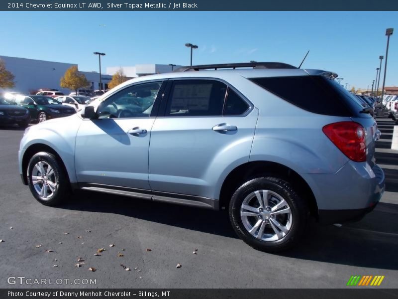 Silver Topaz Metallic / Jet Black 2014 Chevrolet Equinox LT AWD