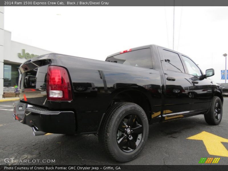 Black / Black/Diesel Gray 2014 Ram 1500 Express Crew Cab