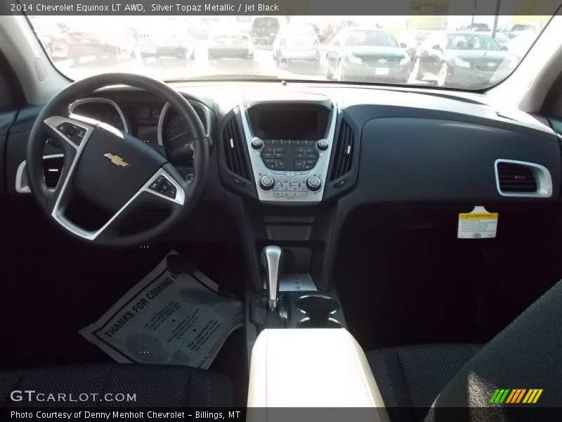 Silver Topaz Metallic / Jet Black 2014 Chevrolet Equinox LT AWD