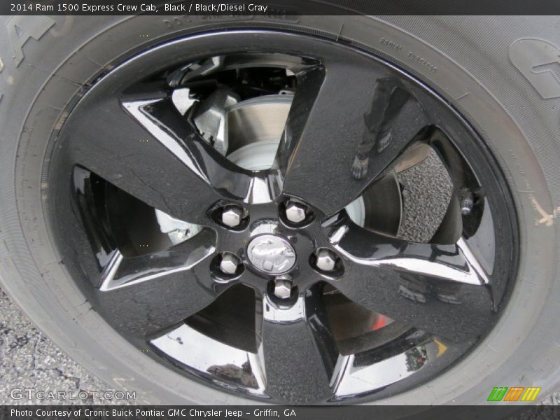 Black / Black/Diesel Gray 2014 Ram 1500 Express Crew Cab