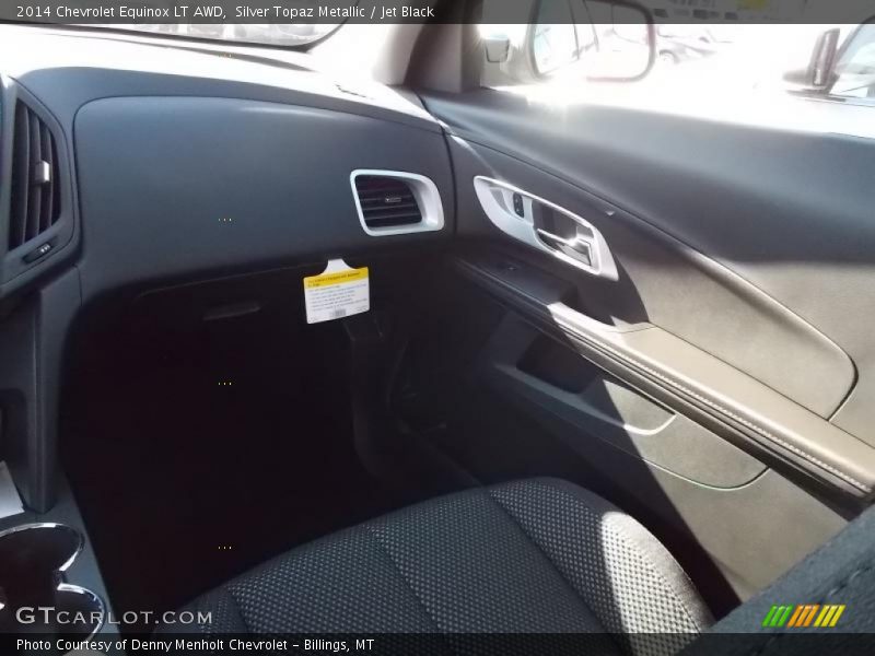 Silver Topaz Metallic / Jet Black 2014 Chevrolet Equinox LT AWD