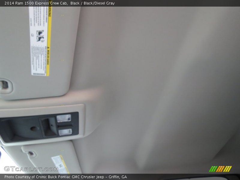 Black / Black/Diesel Gray 2014 Ram 1500 Express Crew Cab