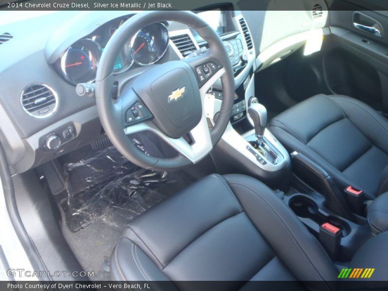 Silver Ice Metallic / Jet Black 2014 Chevrolet Cruze Diesel