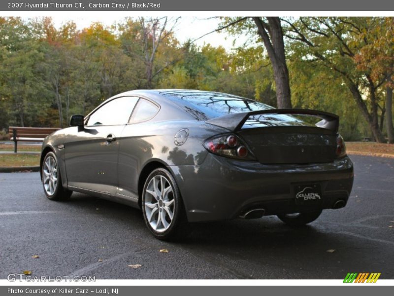 Carbon Gray / Black/Red 2007 Hyundai Tiburon GT