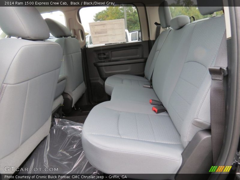 Black / Black/Diesel Gray 2014 Ram 1500 Express Crew Cab