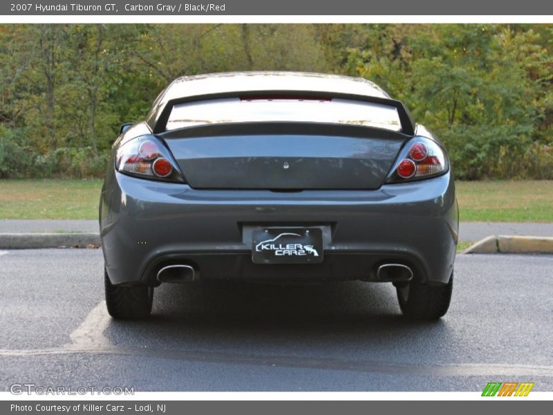 Carbon Gray / Black/Red 2007 Hyundai Tiburon GT