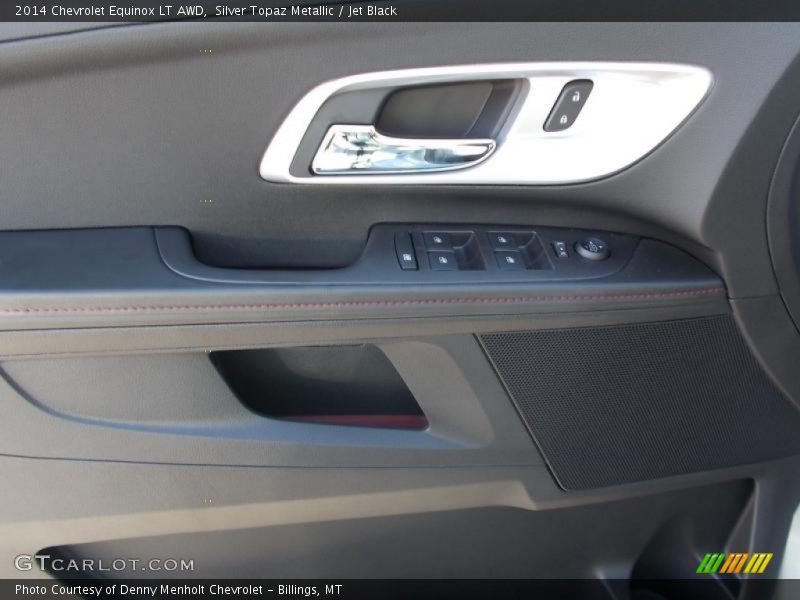 Silver Topaz Metallic / Jet Black 2014 Chevrolet Equinox LT AWD