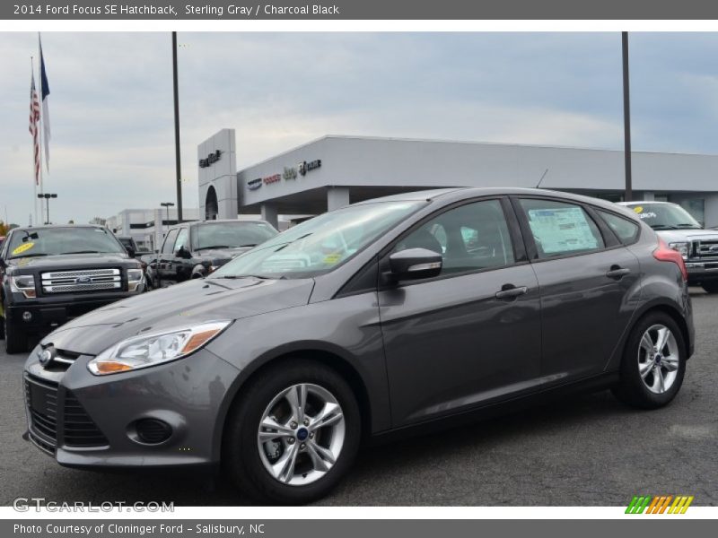 Sterling Gray / Charcoal Black 2014 Ford Focus SE Hatchback