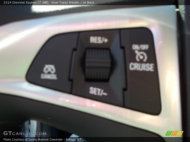 Silver Topaz Metallic / Jet Black 2014 Chevrolet Equinox LT AWD
