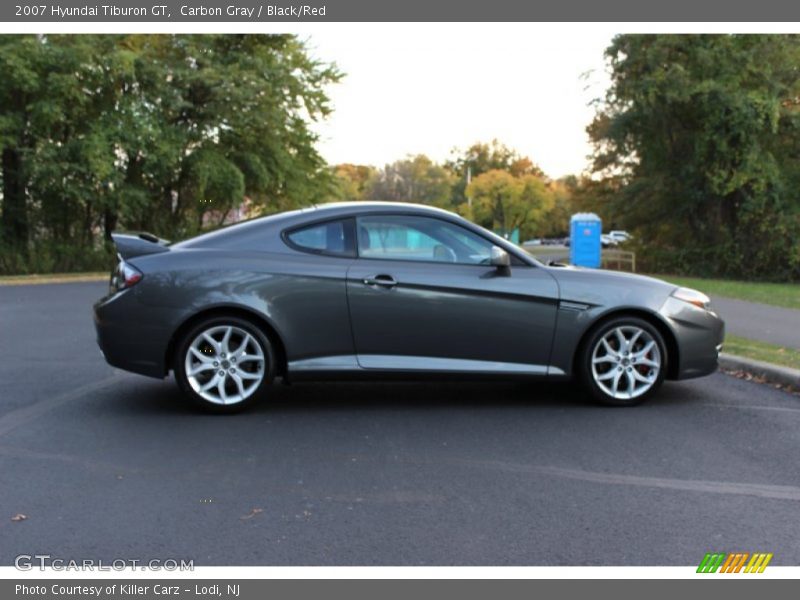 Carbon Gray / Black/Red 2007 Hyundai Tiburon GT