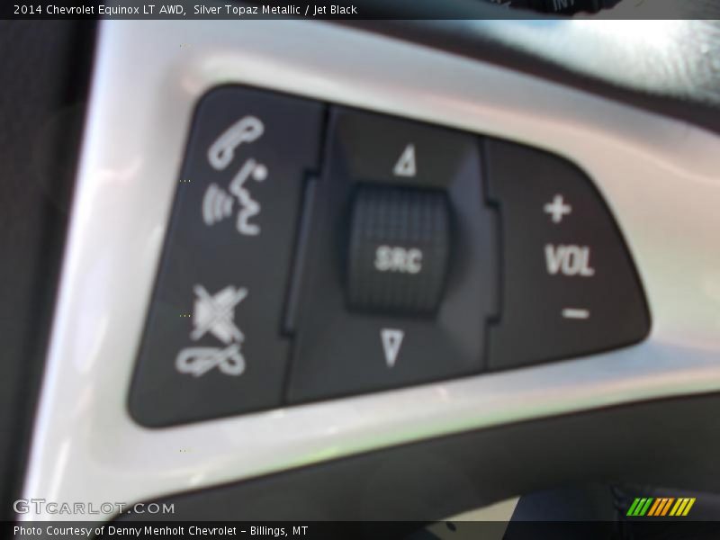 Silver Topaz Metallic / Jet Black 2014 Chevrolet Equinox LT AWD