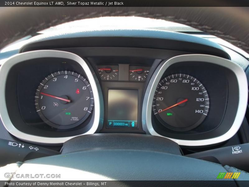 Silver Topaz Metallic / Jet Black 2014 Chevrolet Equinox LT AWD