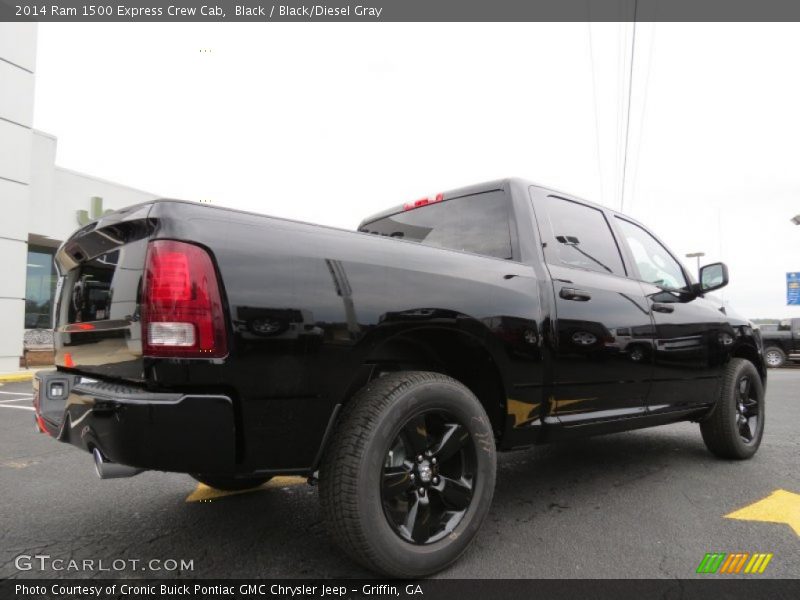 Black / Black/Diesel Gray 2014 Ram 1500 Express Crew Cab