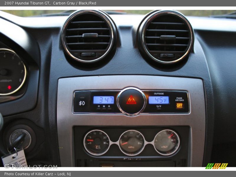 Controls of 2007 Tiburon GT