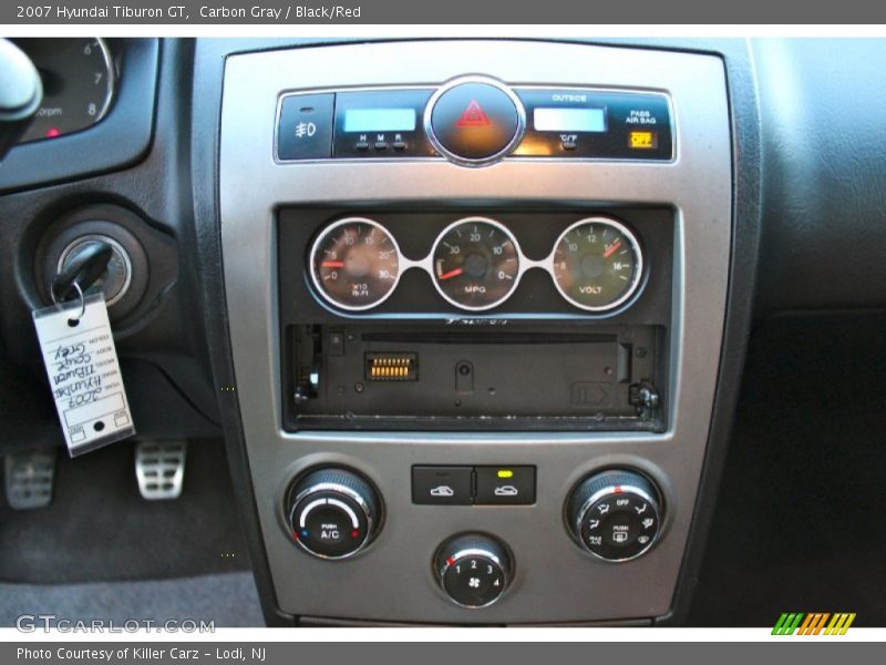 Carbon Gray / Black/Red 2007 Hyundai Tiburon GT