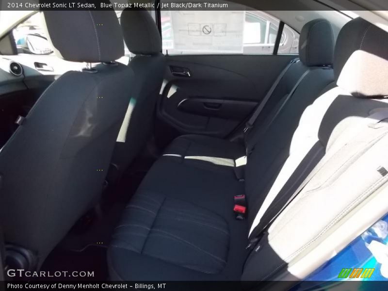 Blue Topaz Metallic / Jet Black/Dark Titanium 2014 Chevrolet Sonic LT Sedan
