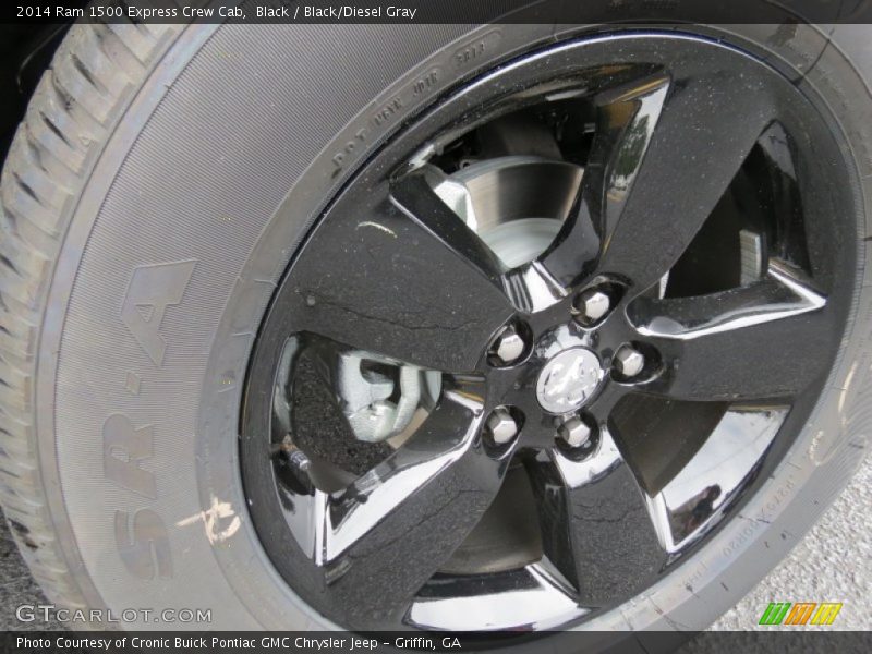 Black / Black/Diesel Gray 2014 Ram 1500 Express Crew Cab