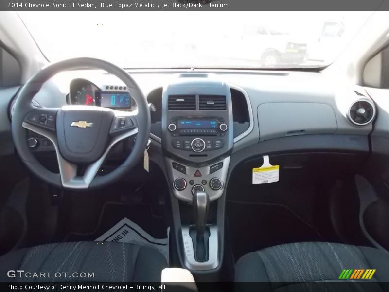 Blue Topaz Metallic / Jet Black/Dark Titanium 2014 Chevrolet Sonic LT Sedan