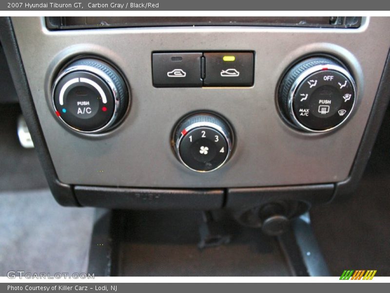 Controls of 2007 Tiburon GT