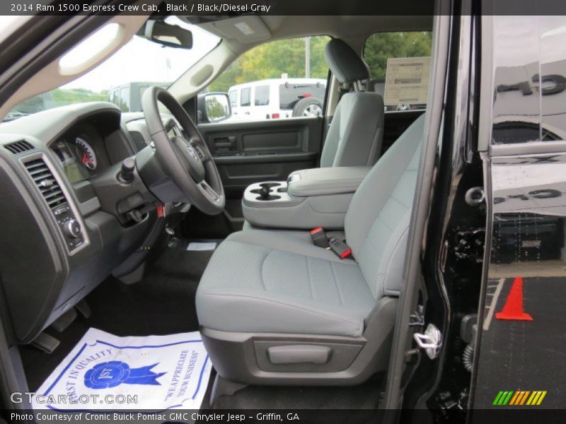 Black / Black/Diesel Gray 2014 Ram 1500 Express Crew Cab