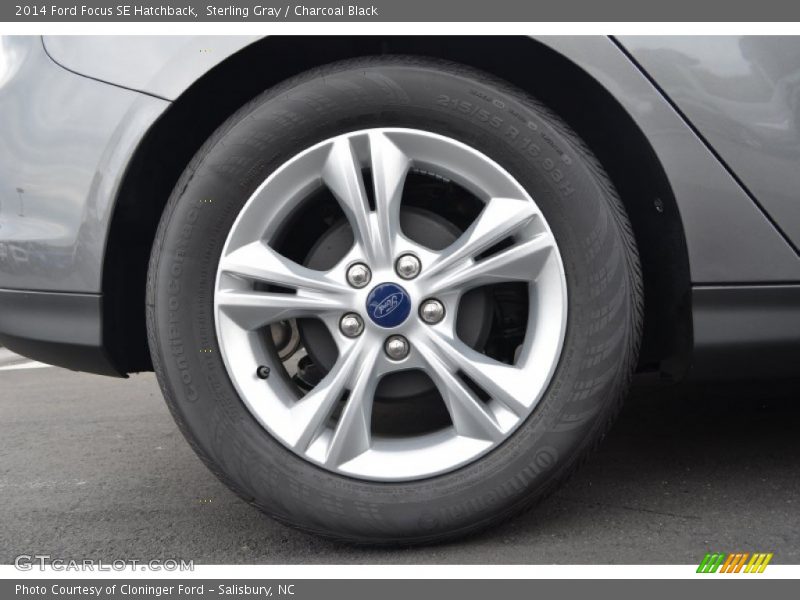 Sterling Gray / Charcoal Black 2014 Ford Focus SE Hatchback