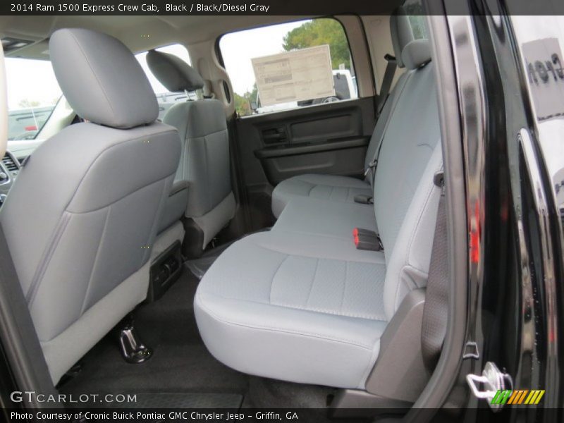 Black / Black/Diesel Gray 2014 Ram 1500 Express Crew Cab