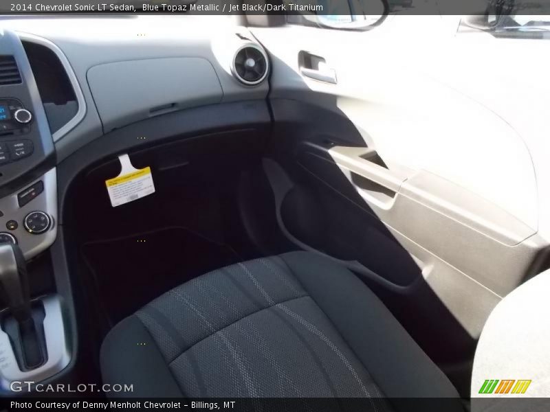 Blue Topaz Metallic / Jet Black/Dark Titanium 2014 Chevrolet Sonic LT Sedan