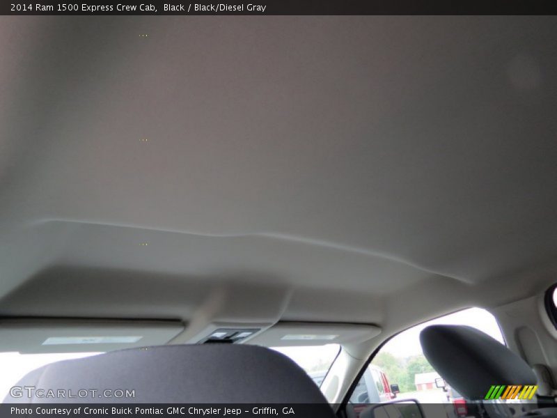 Black / Black/Diesel Gray 2014 Ram 1500 Express Crew Cab