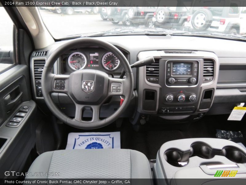 Black / Black/Diesel Gray 2014 Ram 1500 Express Crew Cab