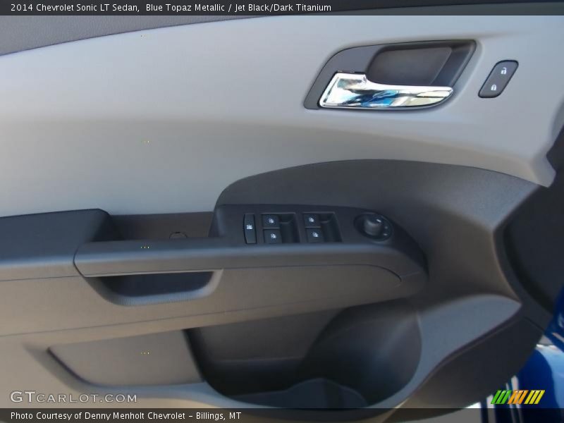 Blue Topaz Metallic / Jet Black/Dark Titanium 2014 Chevrolet Sonic LT Sedan
