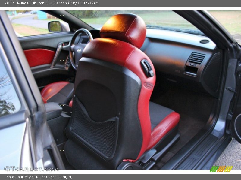 Carbon Gray / Black/Red 2007 Hyundai Tiburon GT